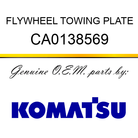 FLYWHEEL TOWING PLATE CA0138569
