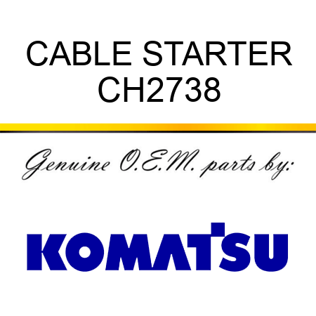 CABLE, STARTER CH2738