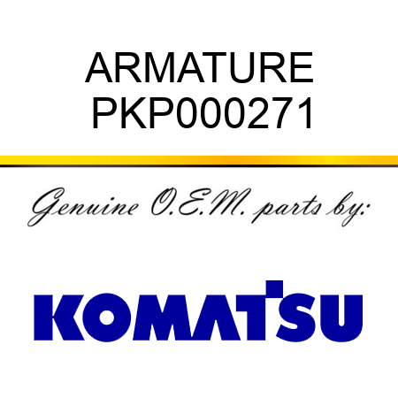 ARMATURE PKP000271