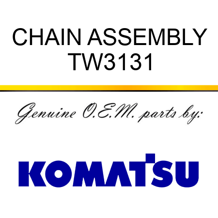 CHAIN ASSEMBLY TW3131