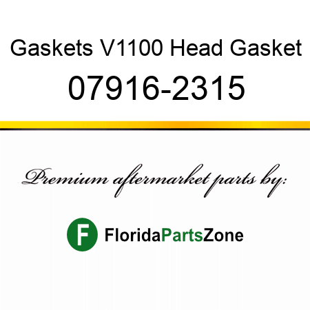 Gaskets V1100 Head Gasket 07916-2315