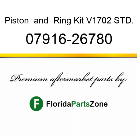 Piston & Ring Kit V1702 STD. 07916-26780