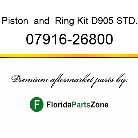 Piston & Ring Kit D905 STD. 07916-26800