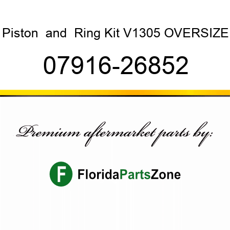 Piston & Ring Kit V1305 OVERSIZE 07916-26852