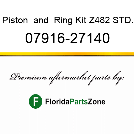 Piston & Ring Kit Z482 STD. 07916-27140