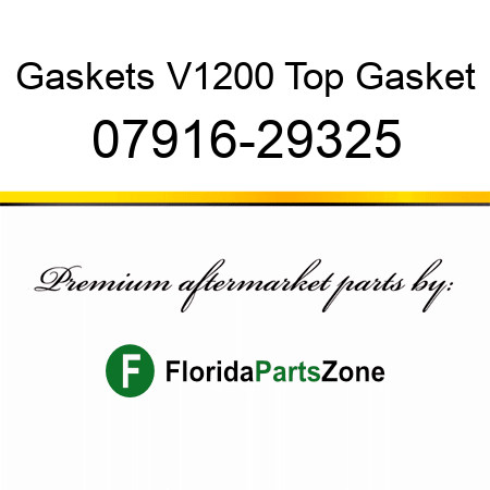 Gaskets V1200 Top Gasket 07916-29325