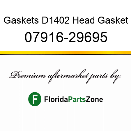 Gaskets D1402 Head Gasket 07916-29695