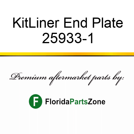 Kit,Liner End Plate 25933-1