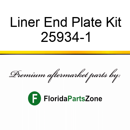 Liner End Plate Kit 25934-1
