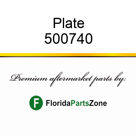 Plate 500740