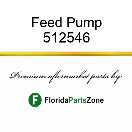 Feed Pump 512546