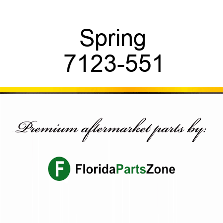 Spring 7123-551