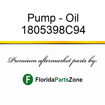 Pump - Oil 1805398C94