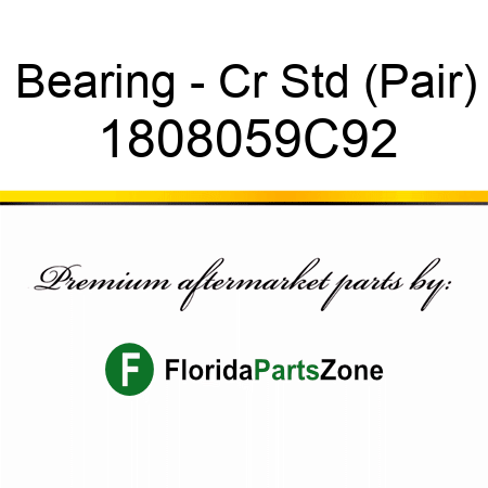 Bearing - Cr Std (Pair) 1808059C92