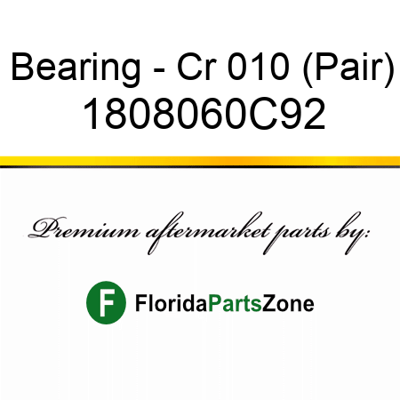 Bearing - Cr 010 (Pair) 1808060C92