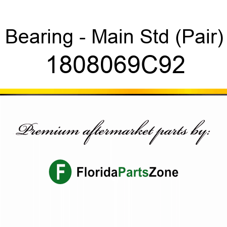 Bearing - Main Std (Pair) 1808069C92