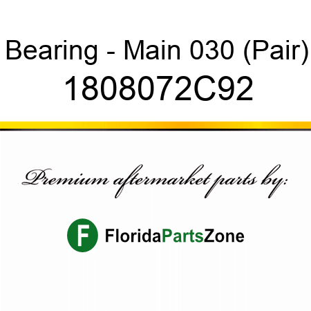 Bearing - Main 030 (Pair) 1808072C92