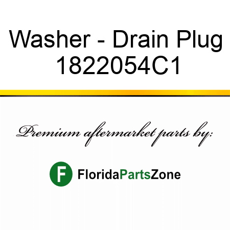 Washer - Drain Plug 1822054C1