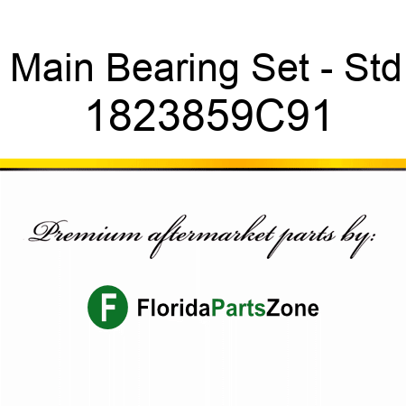 Main Bearing Set - Std 1823859C91