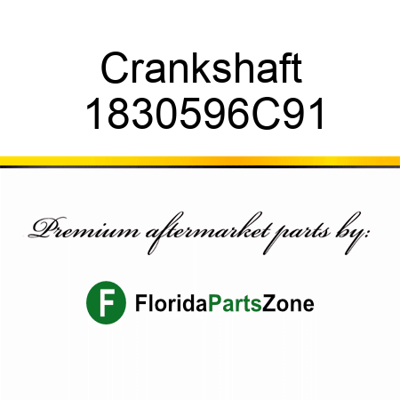 Crankshaft 1830596C91