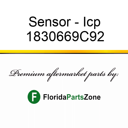 Sensor - Icp 1830669C92