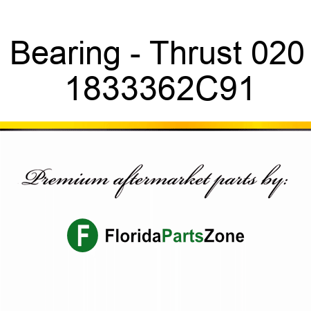 Bearing - Thrust 020 1833362C91