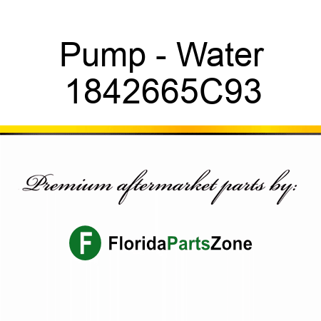 Pump - Water 1842665C93