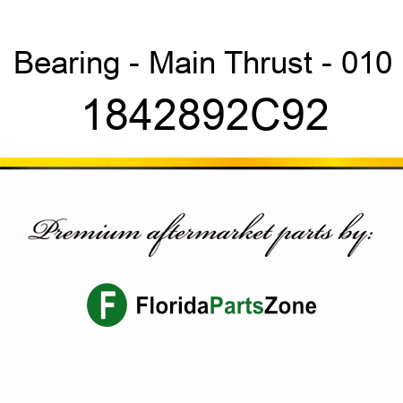 Bearing - Main Thrust - 010 1842892C92