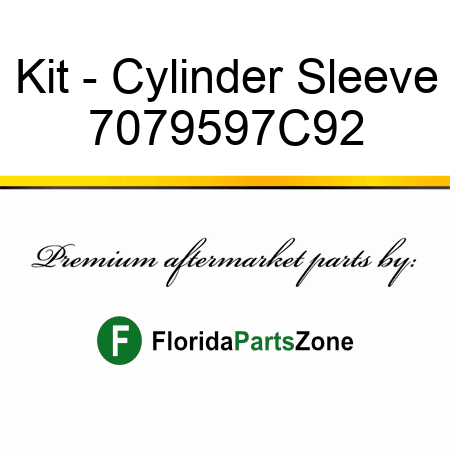 Kit - Cylinder Sleeve 7079597C92