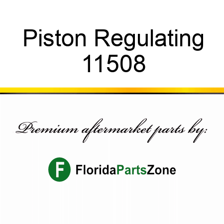 Piston, Regulating 11508