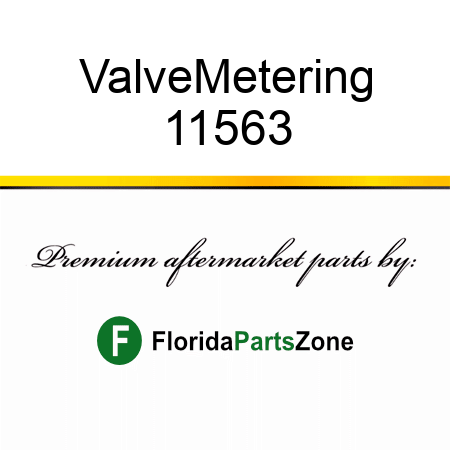 Valve,Metering 11563