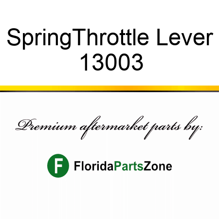 Spring,Throttle Lever 13003