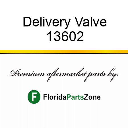 Delivery Valve 13602