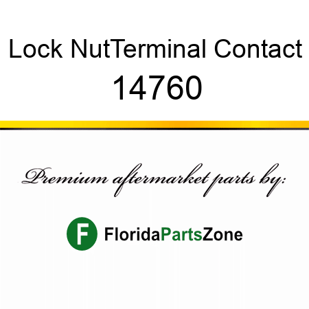 Lock Nut,Terminal Contact 14760