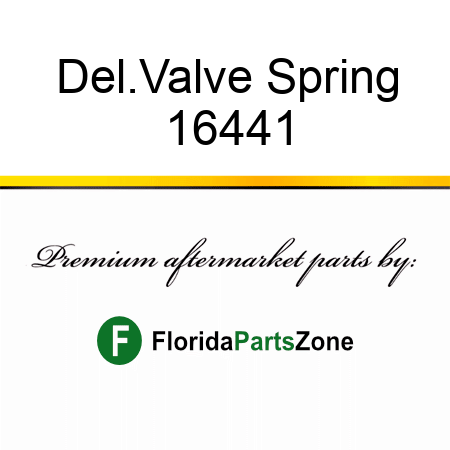 Del.Valve Spring 16441