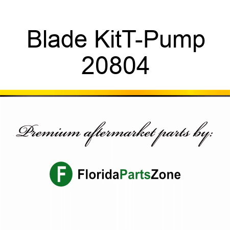 Blade Kit,T-Pump 20804