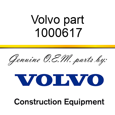 Volvo part 1000617