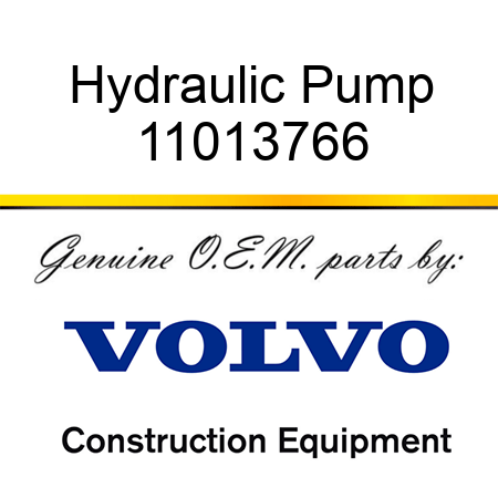 Hydraulic Pump 11013766