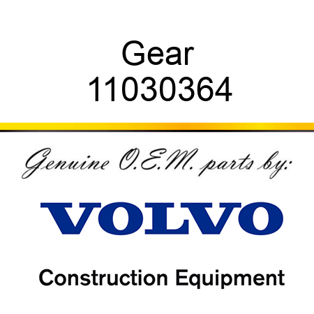 Gear 11030364