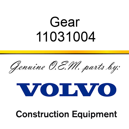 Gear 11031004