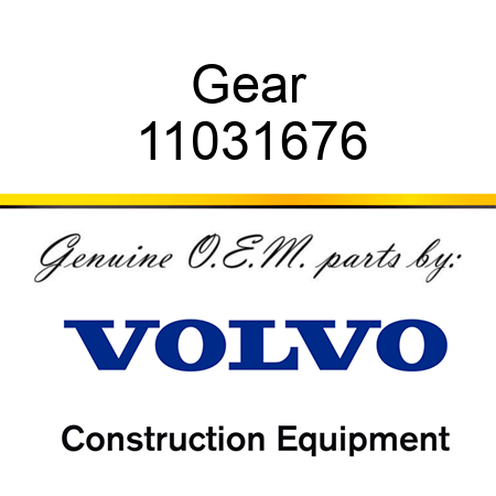 Gear 11031676