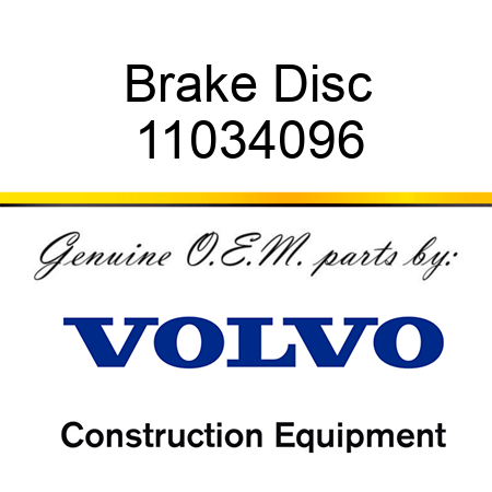 Brake Disc 11034096