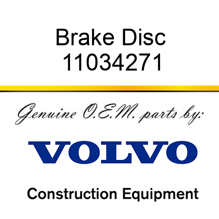 Brake Disc 11034271