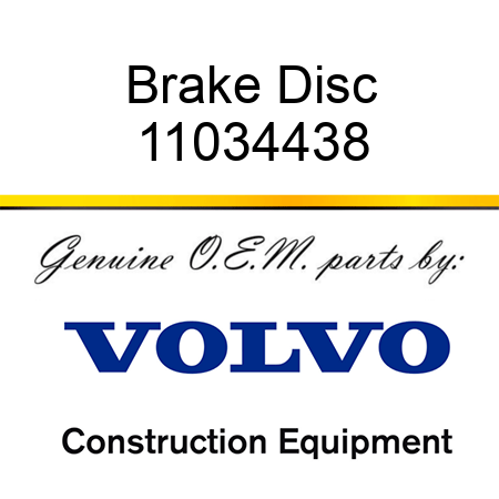 Brake Disc 11034438