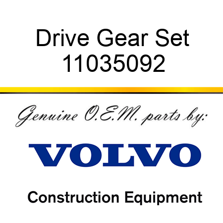 Drive Gear Set 11035092