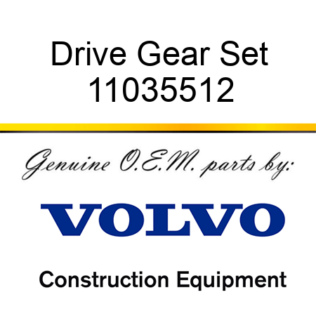 Drive Gear Set 11035512