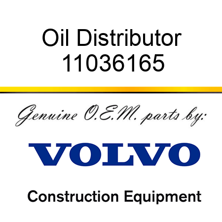 Oil Distributor 11036165