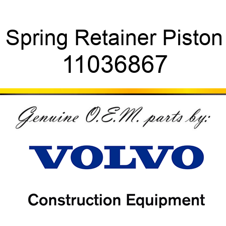 Spring Retainer, Piston 11036867