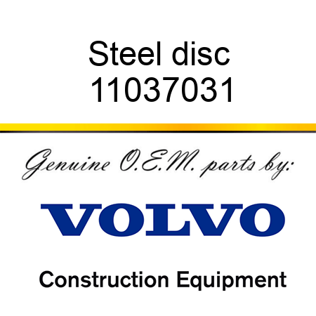 Steel disc 11037031