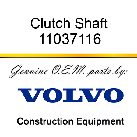 Clutch Shaft 11037116